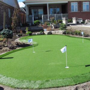 Diy backyard putting green