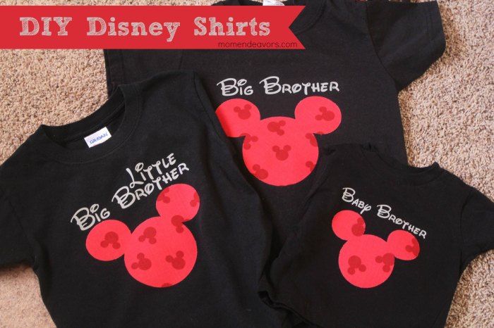 Diy disney shirts