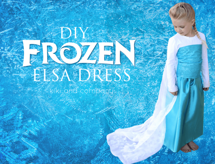 Diy elsa dress