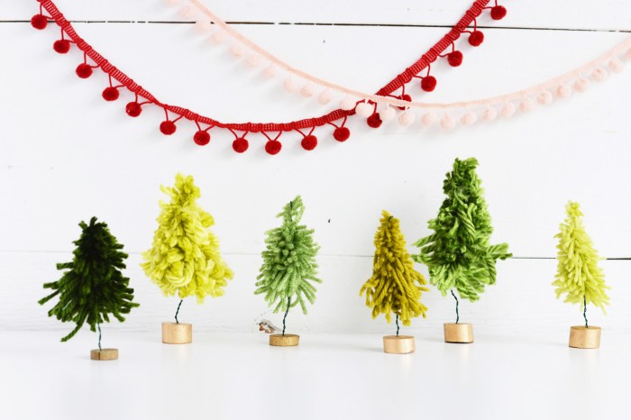 Diy miniature christmas tree