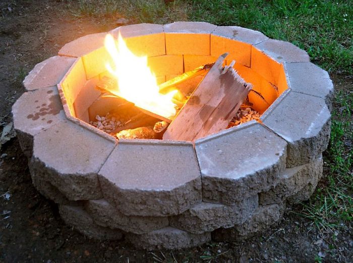 Diy in ground fire pit