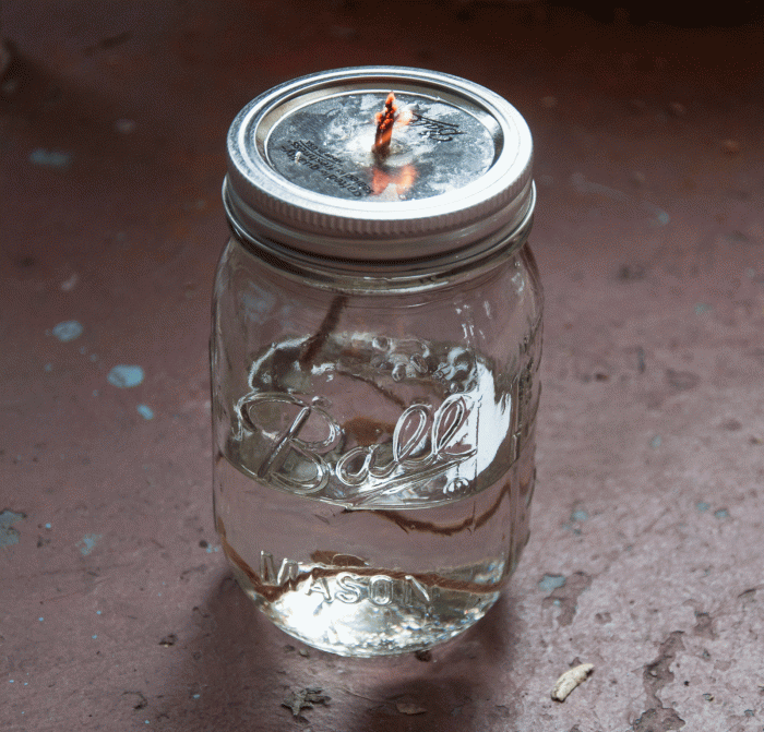 Diy mason jar lamp