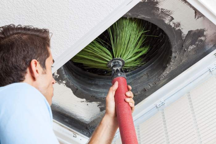 Cleaning ductwork diy