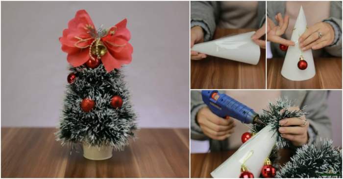 Diy miniature christmas tree