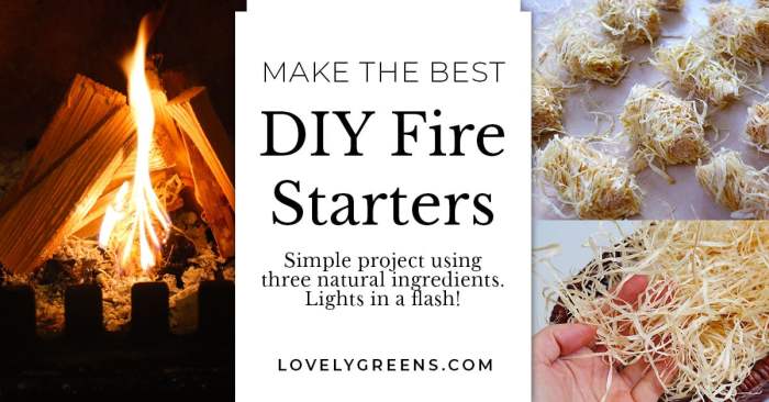 Diy firestarters