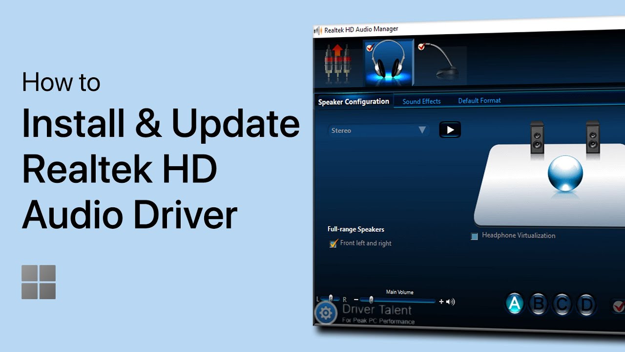 Realtek audio driver