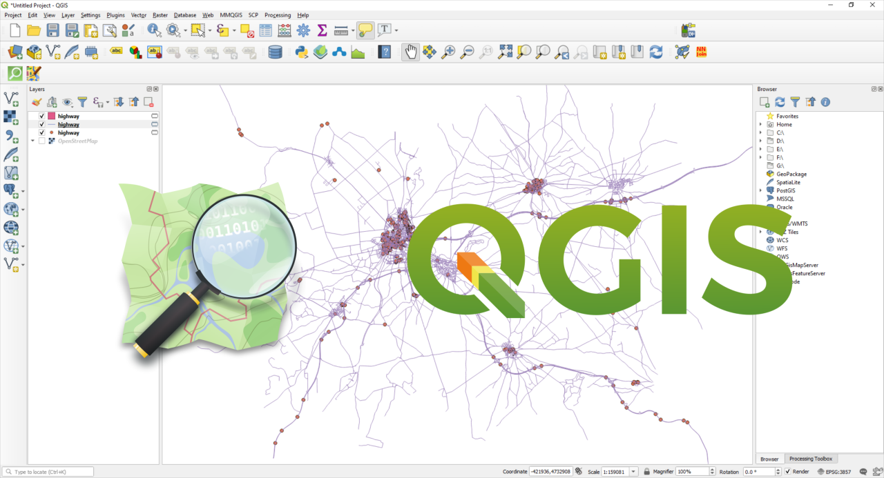 Qgis gis quickstart osgeo visibility core 特征 核心 principales características 看到